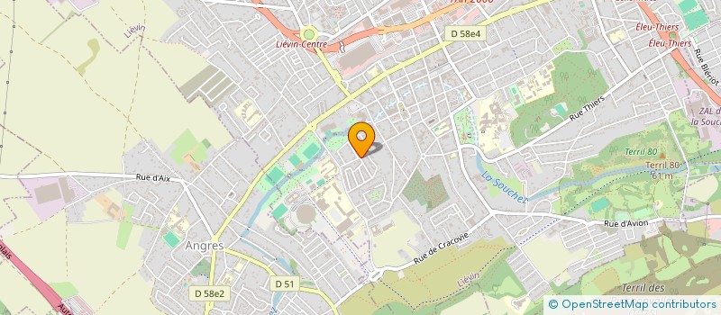 localisation de l'entreprise TAMOUNTE  LIEVIN