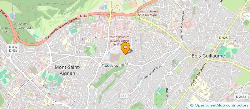 localisation de l'entreprise TAMOURA à MONT-SAINT-AIGNAN