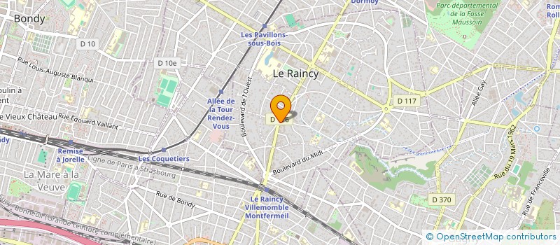 localisation de l'entreprise TAMPER INVESTISSEMENTS à LE RAINCY
