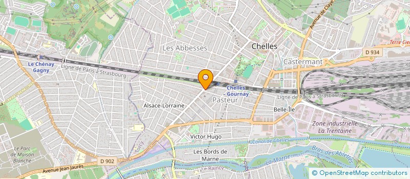 localisation de l'entreprise TAMPICO à CHELLES