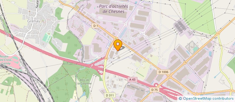localisation de l'entreprise TAMPOPRINT à SAINT-QUENTIN-FALLAVIER