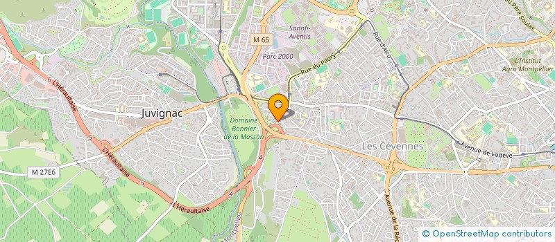 localisation de l'entreprise TAMRA à MONTPELLIER