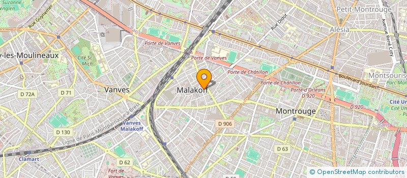 localisation de l'entreprise TAMRI  MALAKOFF