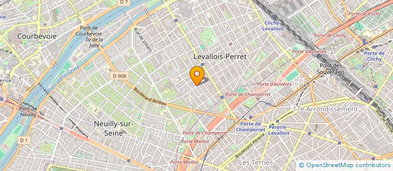 localisation de l'entreprise TAMS à LEVALLOIS-PERRET