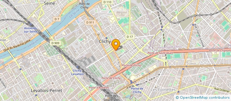 localisation de l'entreprise TAMSILT à CLICHY