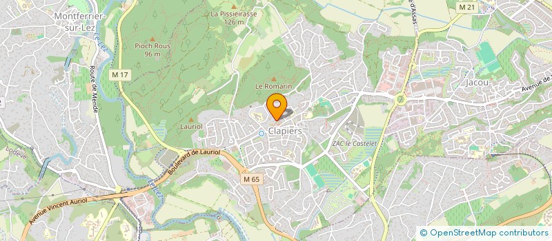 localisation de l'entreprise TAMSOL  CLAPIERS