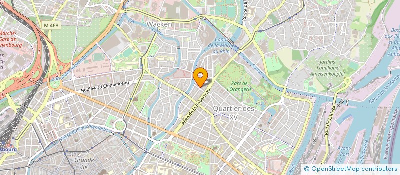 localisation de l'entreprise TAMTAM CAMPUS à STRASBOURG