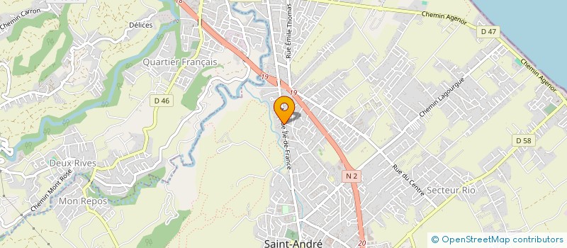 localisation de l'entreprise TAMTAM KOKO à SAINT-ANDRE