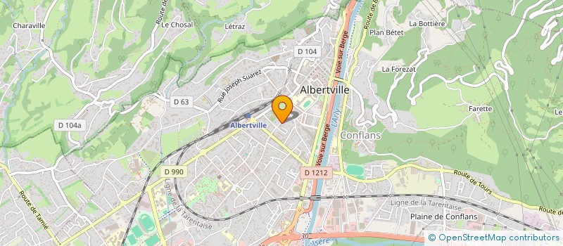 localisation de l'entreprise TAMY HOME  ALBERTVILLE