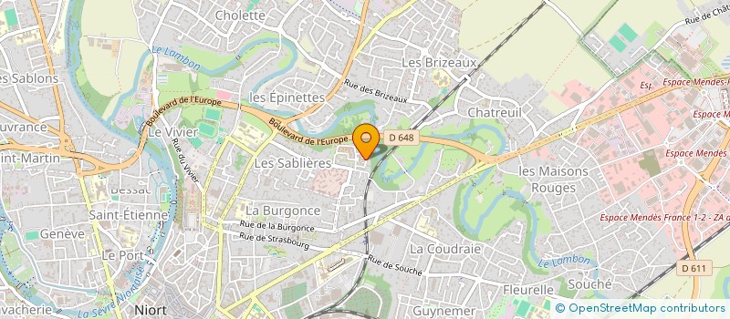 localisation de l'entreprise TAMY SERVICES  NIORT