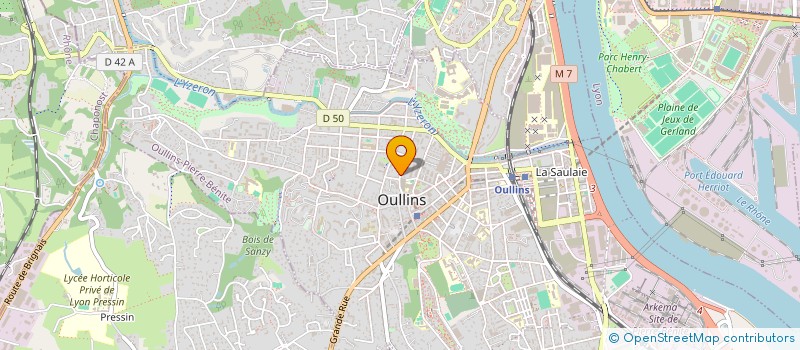 localisation de l'entreprise TAMYA PRODUCTION  OULLINS-PIERRE-BENITE