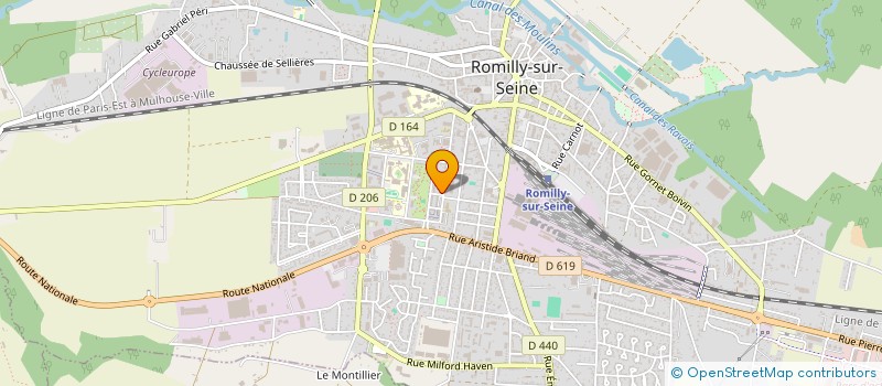 localisation de l'entreprise TAN à ROMILLY-SUR-SEINE