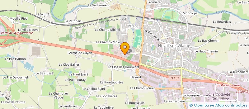 localisation de l'entreprise TAN  NOYAL-SUR-VILAINE