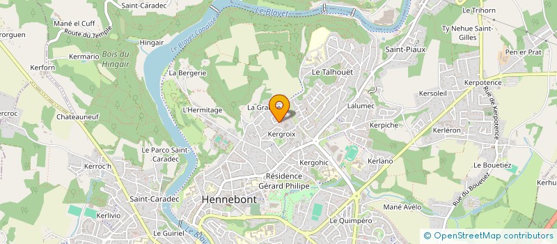 localisation de l'entreprise TAN  BAT  HENNEBONT