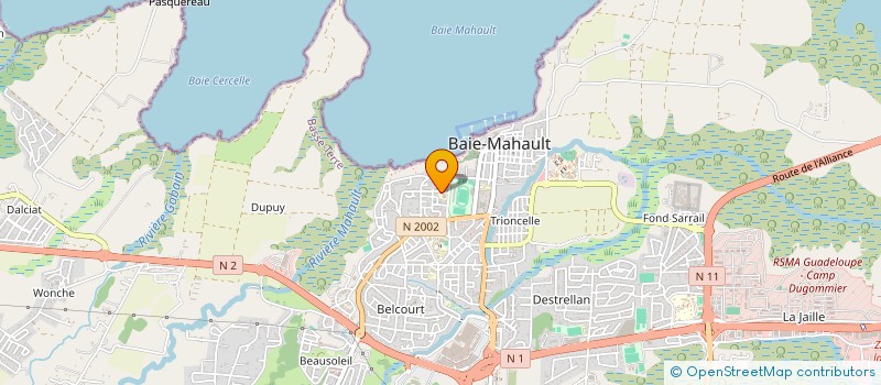 localisation de l'entreprise TAN K FAIRE PLUS à BAIE-MAHAULT
