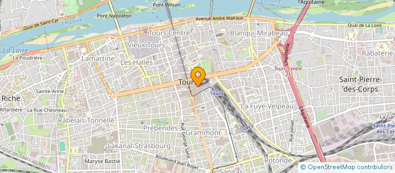 localisation de l'entreprise TANA à TOURS