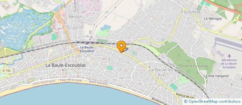 localisation de l'entreprise TANA INVEST à LA BAULE-ESCOUBLAC