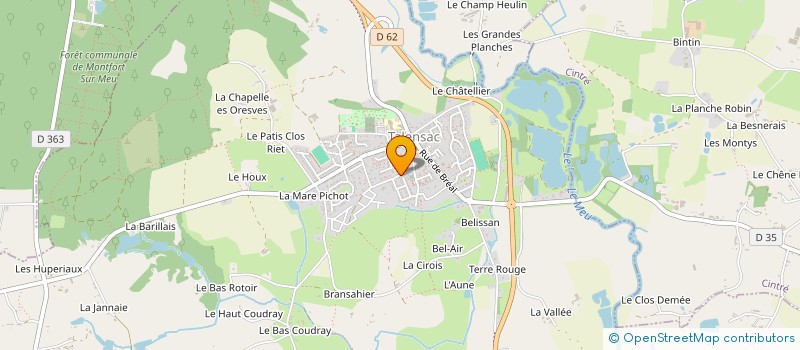 localisation de l'entreprise TANABATA  TALENSAC