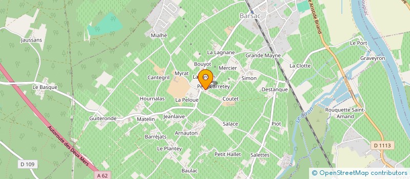 localisation de l'entreprise TANABATA  BARSAC