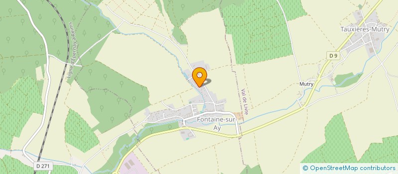 localisation de l'entreprise TANAEL51  FONTAINE-SUR-AY