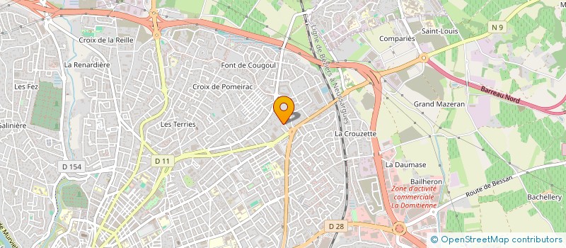 localisation de l'entreprise TANAFARO à BEZIERS