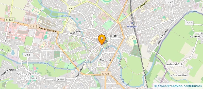 localisation de l'entreprise TANAGRA 2 à ALENCON