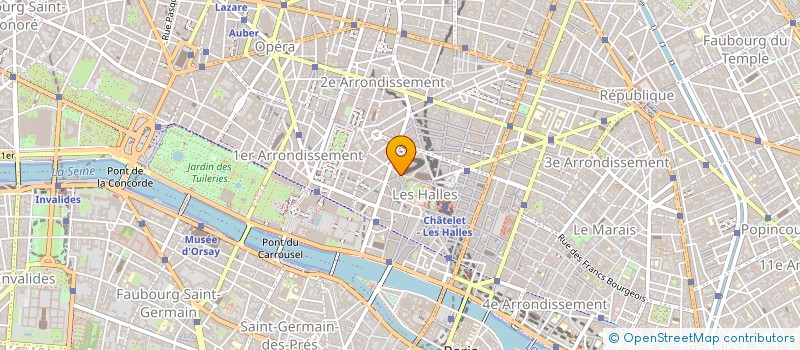 localisation de l'entreprise TANAGRA  PARIS 01