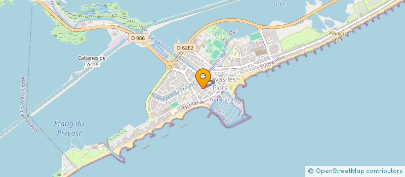 localisation de l'entreprise TANAGRA à PALAVAS-LES-FLOTS
