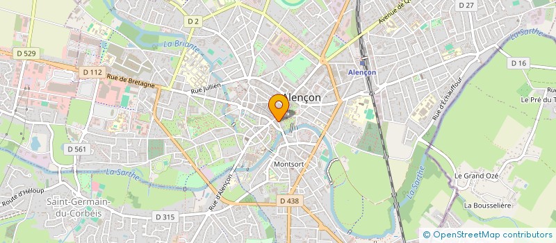 localisation de l'entreprise TANAGRA à ALENCON