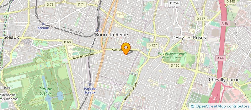 localisation de l'entreprise TANAI à BOURG-LA-REINE