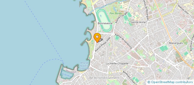 localisation de l'entreprise TANAIS à MARSEILLE 8