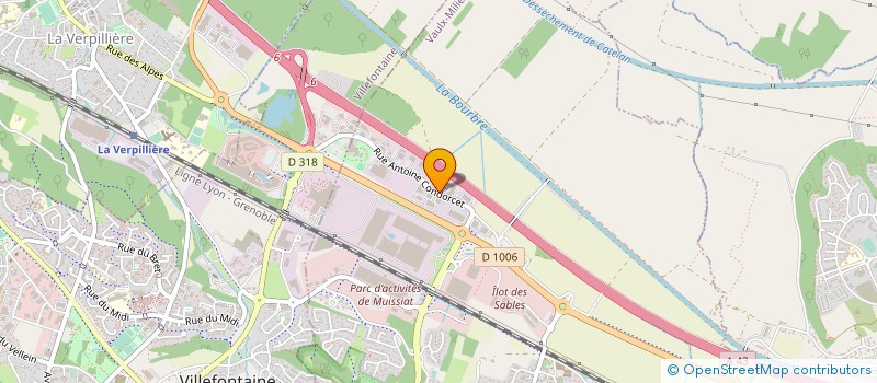 localisation de l'entreprise TANARIS 15  VAULX-MILIEU