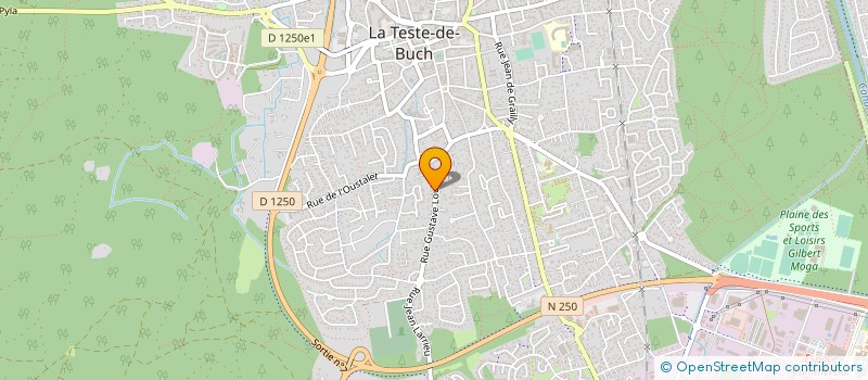 localisation de l'entreprise TANAVAN à LA TESTE-DE-BUCH