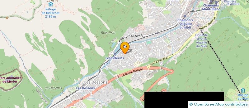 localisation de l'entreprise TANC'IL Y AURA DES POETES  CHAMONIX-MONT-BLANC