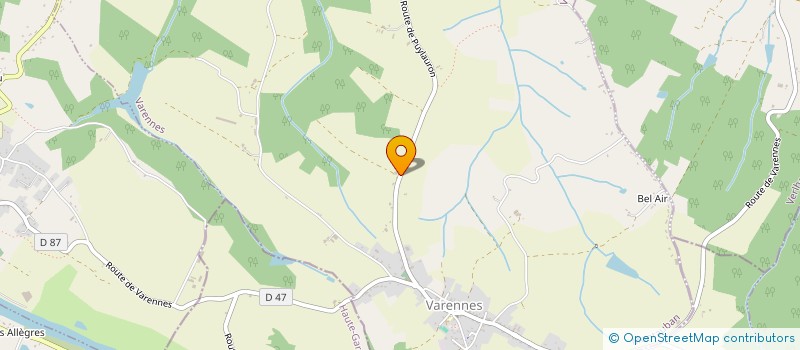 localisation de l'entreprise TANCOU  VARENNES