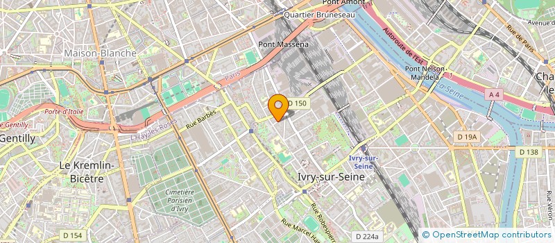 localisation de l'entreprise TANCREDE CADIC  IVRY-SUR-SEINE