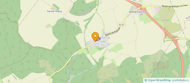 localisation de l'entreprise TANDA FAMILY  BREHAIN-LA-VILLE