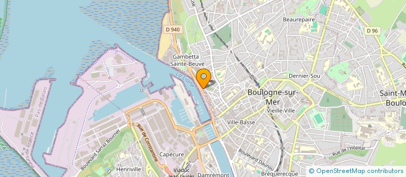 localisation de l'entreprise TANDA HOLDING GROUP  BOULOGNE-SUR-MER