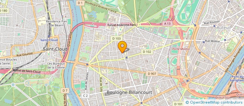 localisation de l'entreprise TANDALA INTERNATIONAL à BOULOGNE-BILLANCOURT