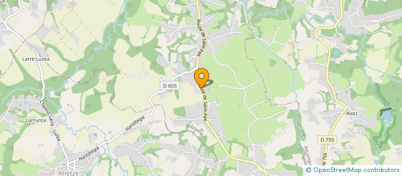 localisation de l'entreprise TANDEM 38  ARBONNE