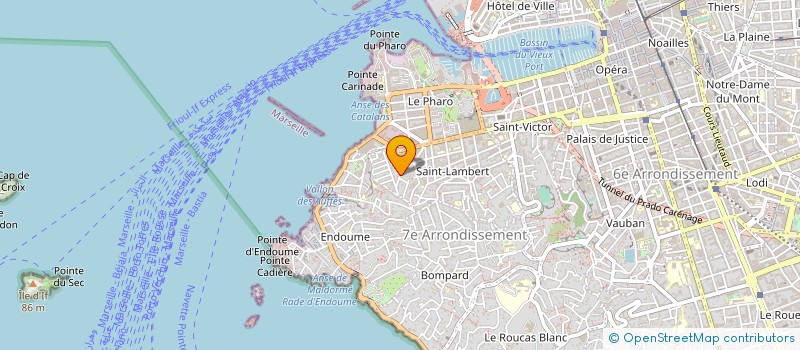 localisation de l'entreprise TANDEM à MARSEILLE