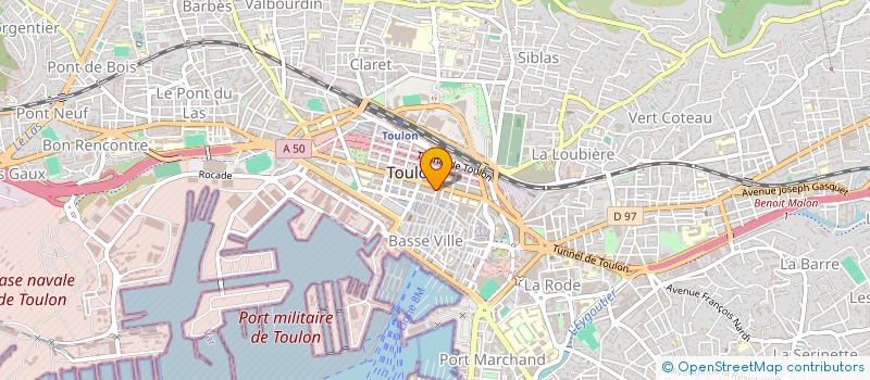 localisation de l'entreprise TANDEM à TOULON