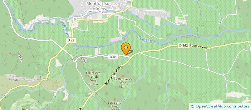 localisation de l'entreprise TANDEM  MONTFORT-SUR-ARGENS