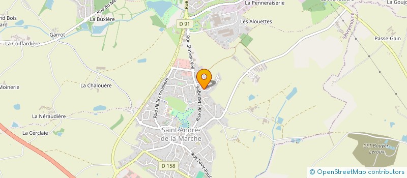localisation de l'entreprise TANDEM  SEVREMOINE