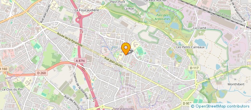 localisation de l'entreprise TANDEM  TRELAZE