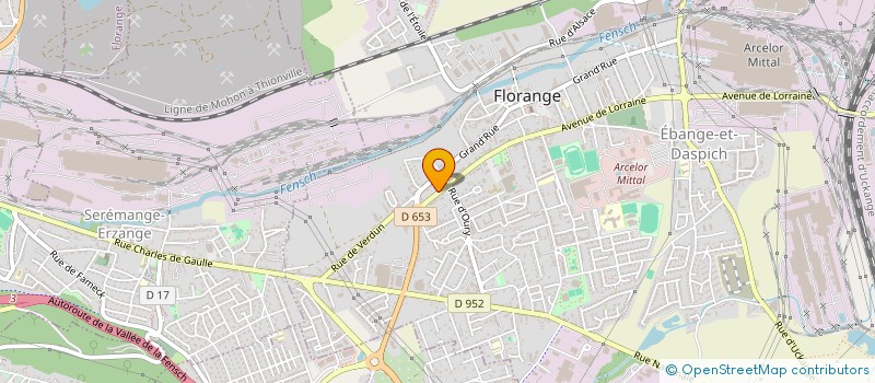 localisation de l'entreprise TANDEM  FLORANGE