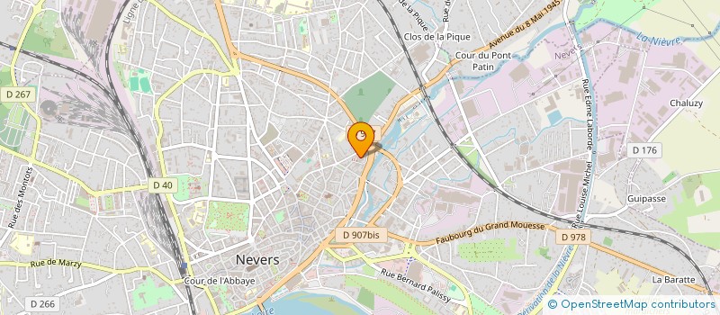 localisation de l'entreprise TANDEM à NEVERS