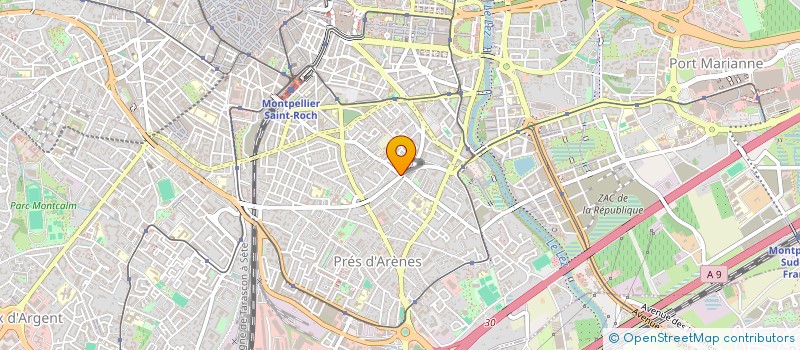 localisation de l'entreprise TANDEM à MONTPELLIER