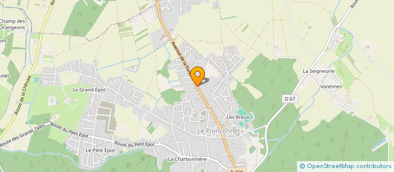 localisation de l'entreprise TANDEM à LE POINCONNET