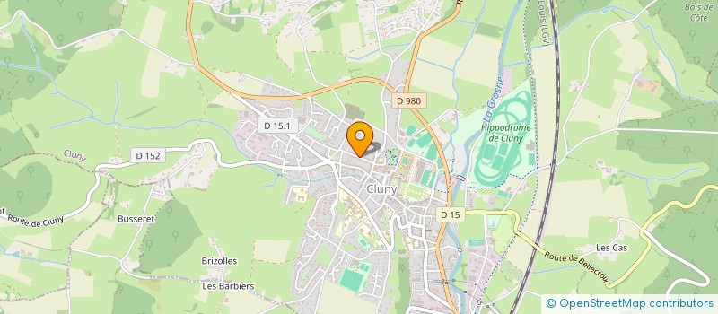 localisation de l'entreprise TANDEM  CLUNY